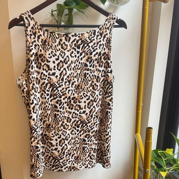 Chico's Animal Print Tank Top - Picture 3 of 6
